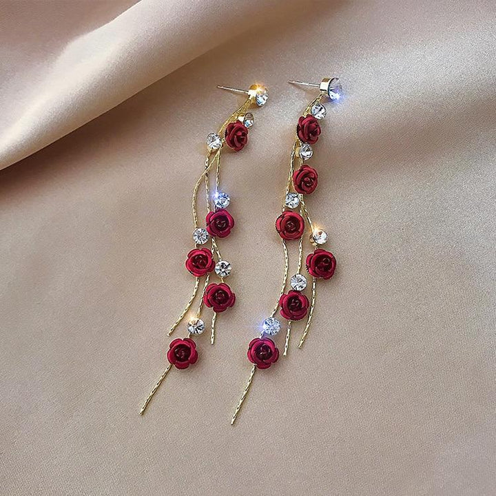 Blooming Beauty Earrings - Vibrant Pink Design