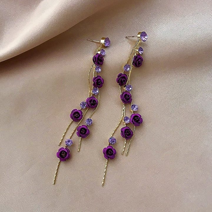 Blooming Beauty Earrings - Vibrant Pink Design