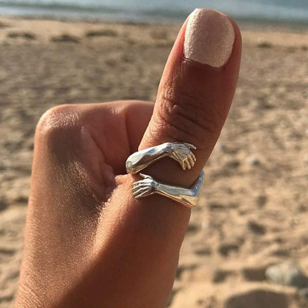 Adjustable Silver Câline Ring